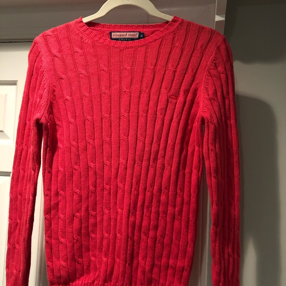 NWOT vineyard vines coral sweater - Picture 1 of 1